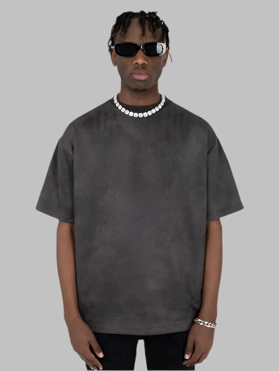 Suede T-shirt
