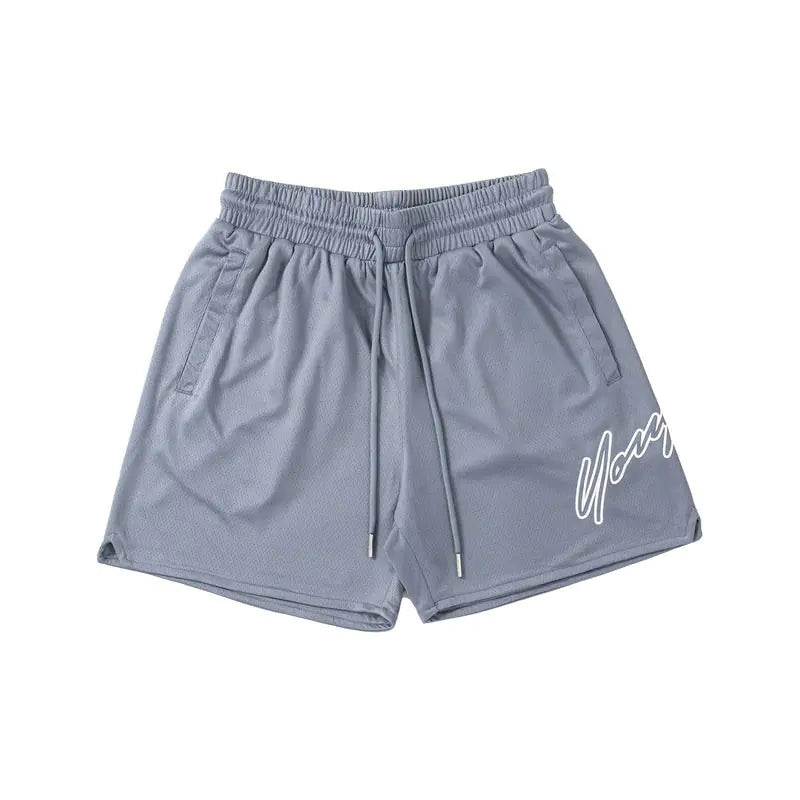 Embroidered Mesh Basketball Shorts