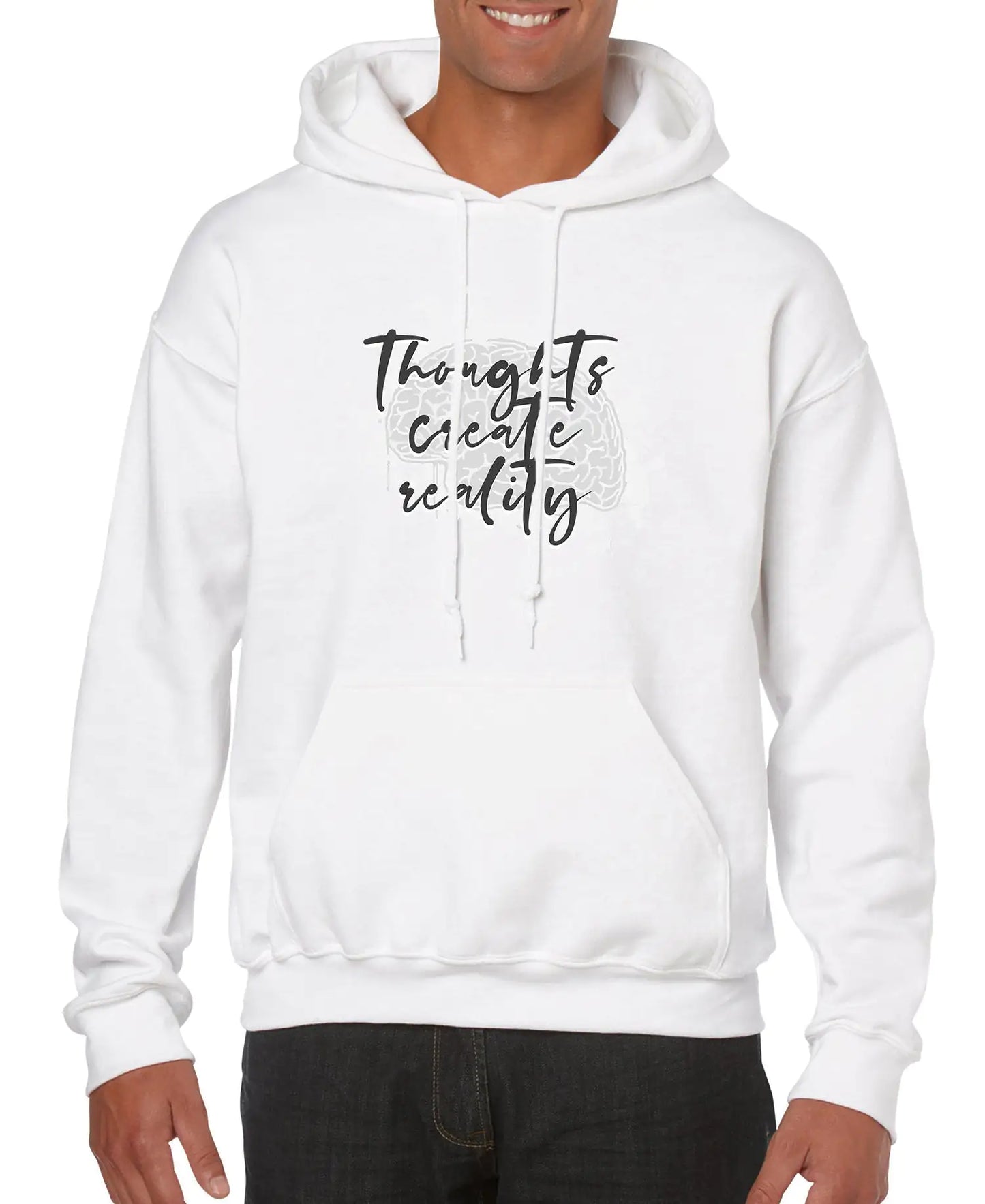 Thoughts Create Reality Men’s Hoodie