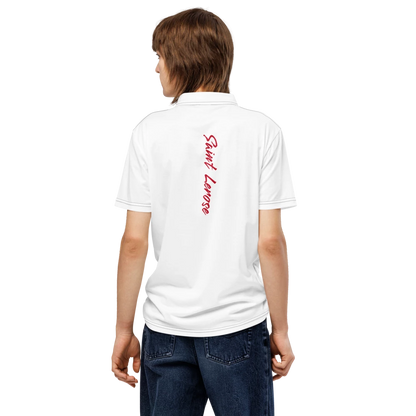 Men's All-Over Print Slim Fit Polo Shirt