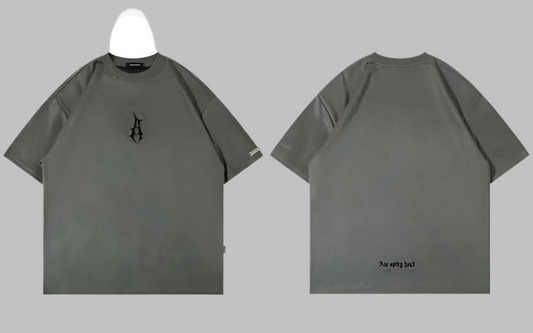 Harajuku Suede Streetwear Oversized T-Shirt