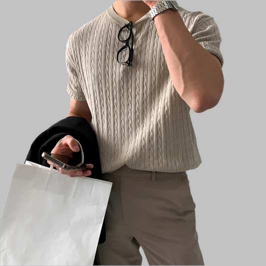 Men's Premium Knitted T-Shirt