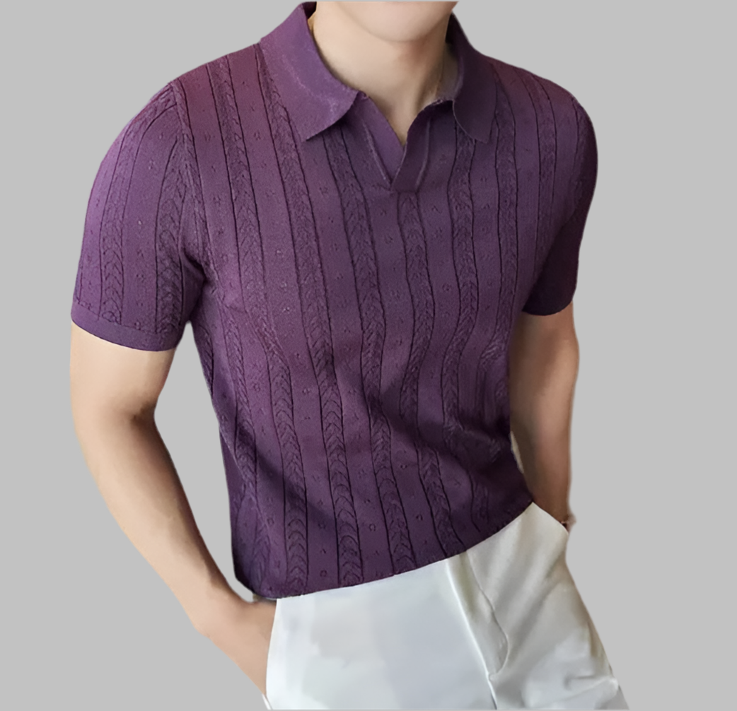 Striped Knitted T-shirt